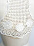 Ecru Floral Racerback Applique